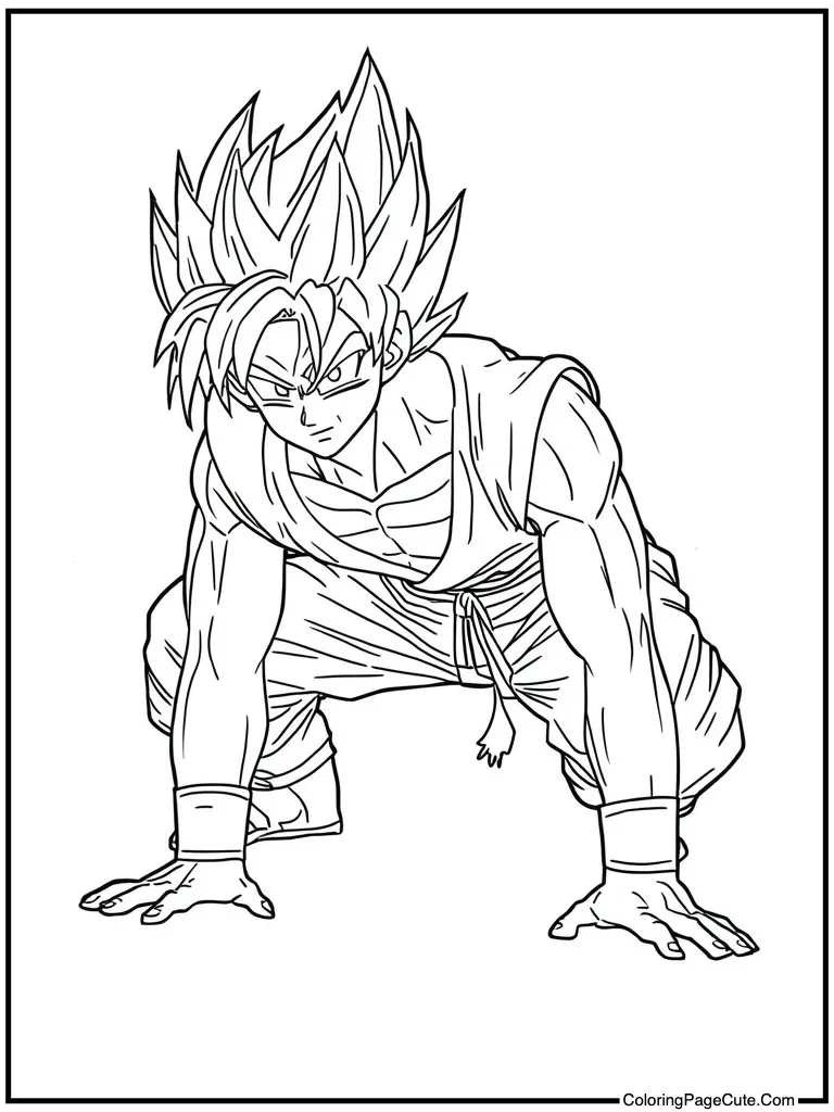 Figure doing pushups