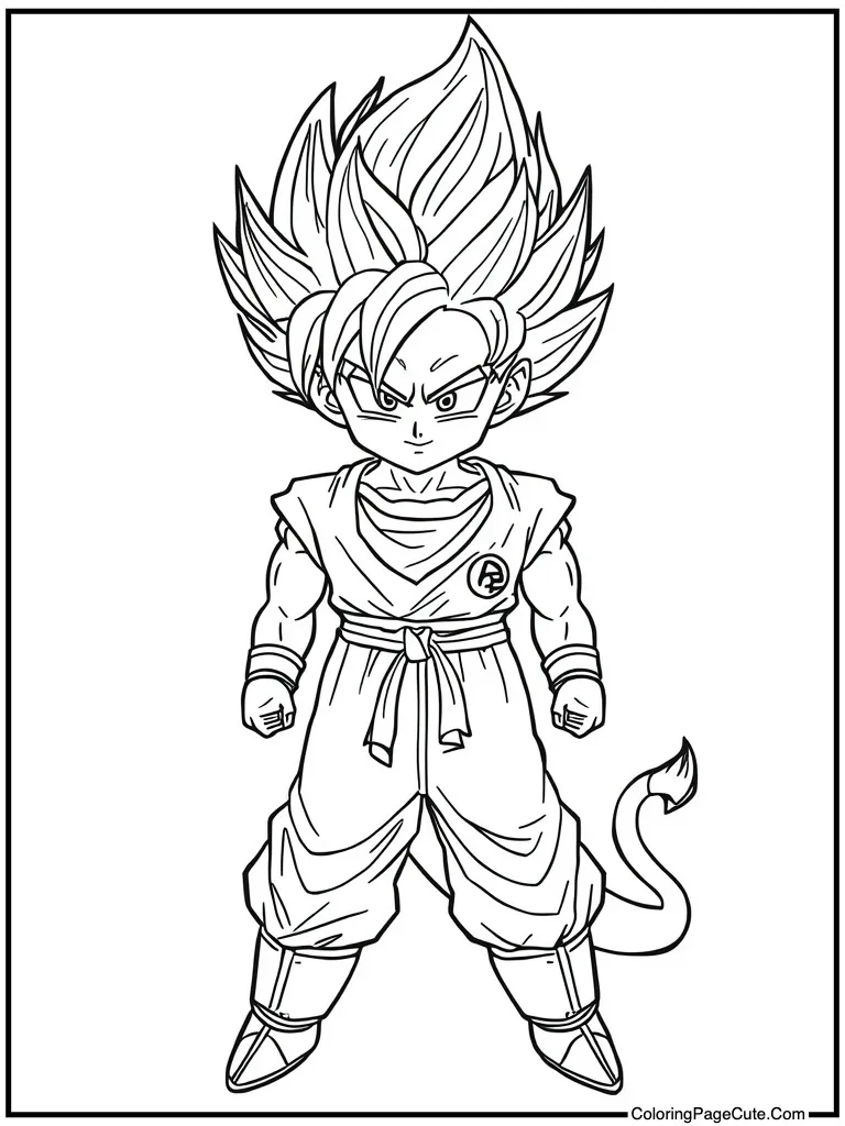 Hero near Shenron dragon