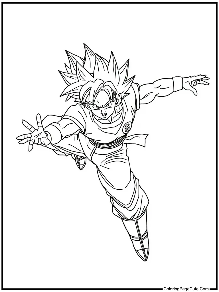 Figure flying on Nimbus