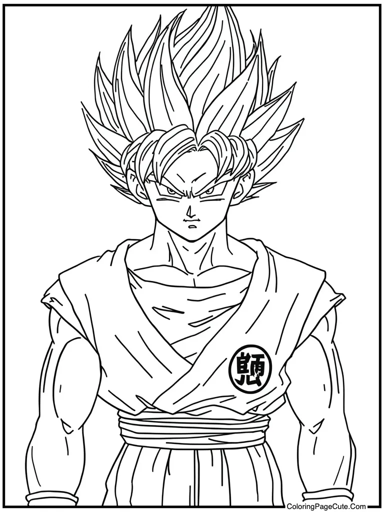Saiyan warrior looking confused