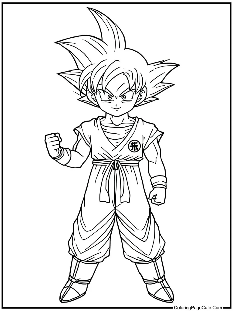 Figure holding staff