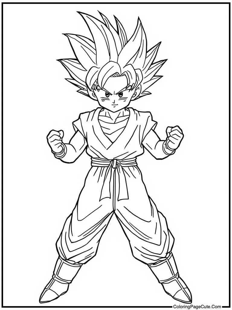 Figure doing martial arts