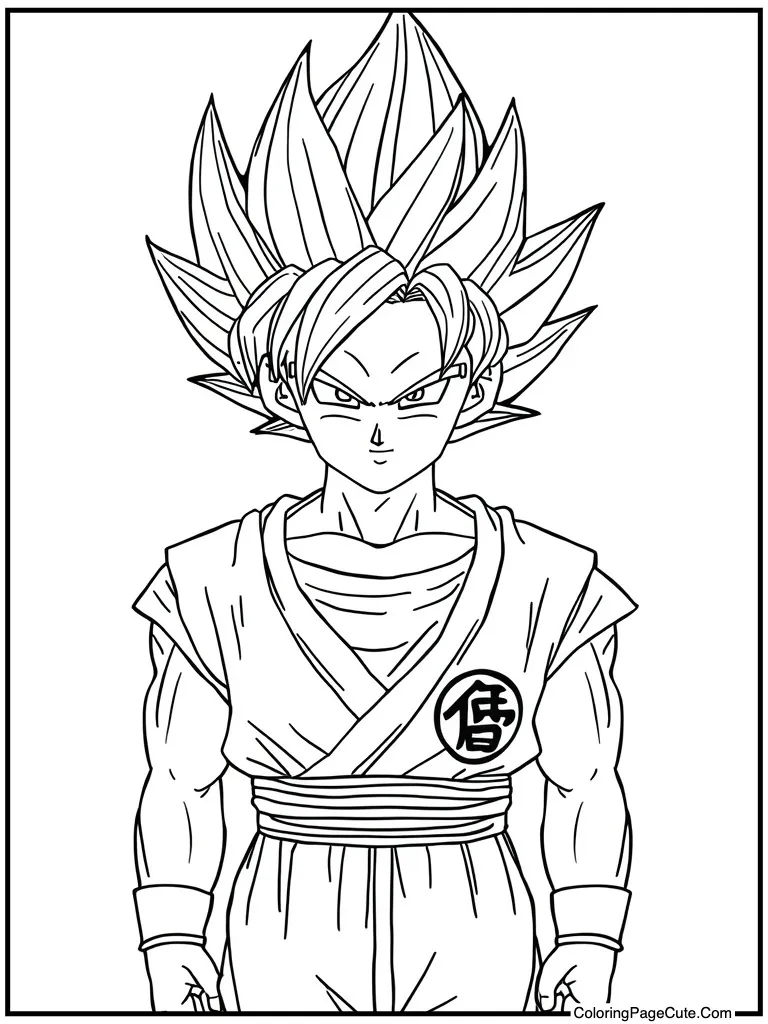 Figure with flowing hair