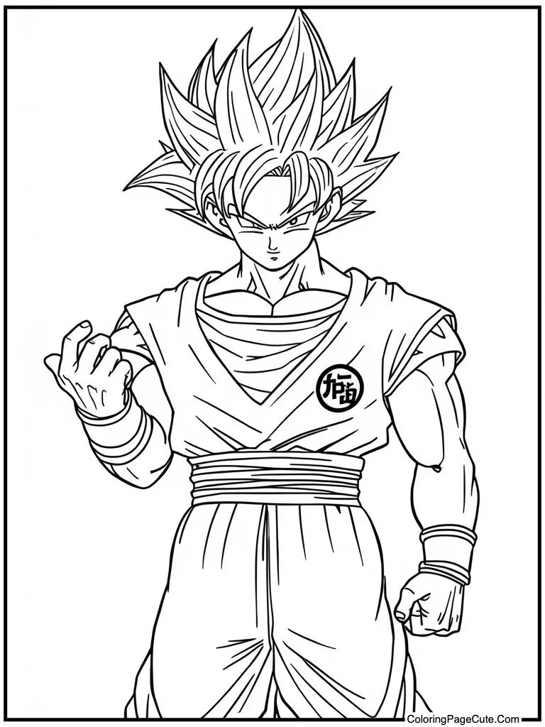 Hero holding dragon balls