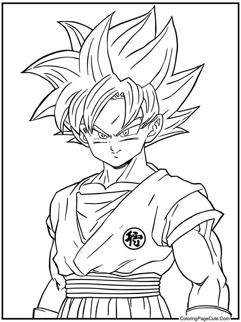 Hero looking determined