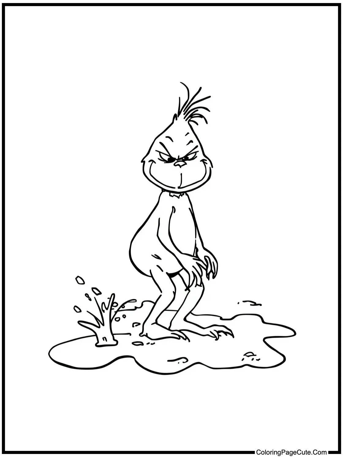 splashing in puddles