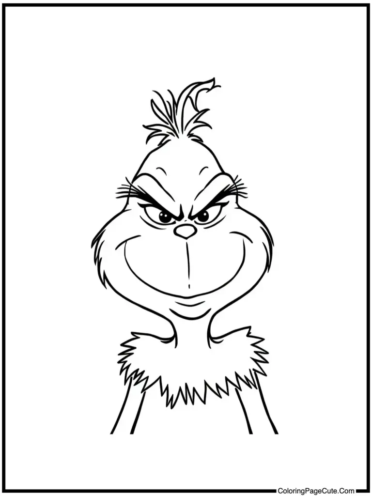 Grinch Coloring Pages