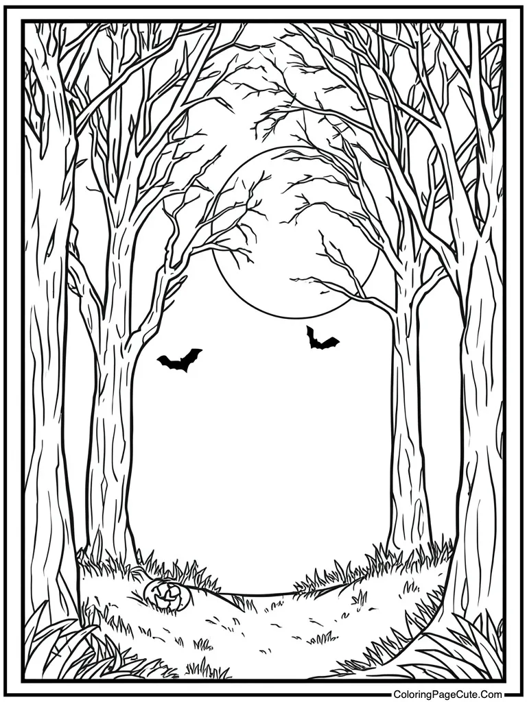 Full moon shining bright