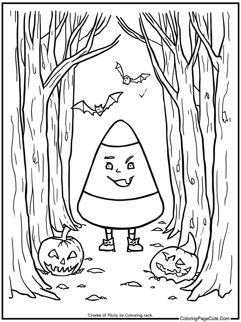 Sweet candy corn treat