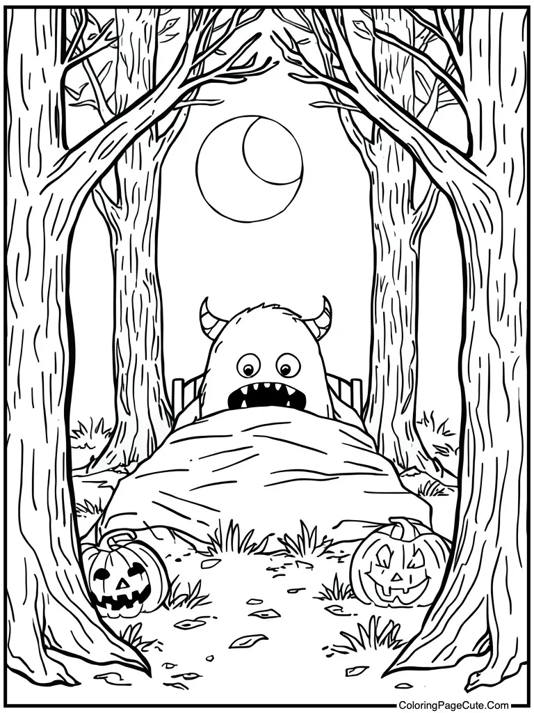 Monster under the bed