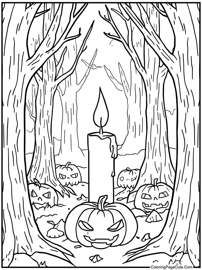 Candle burning warm wax