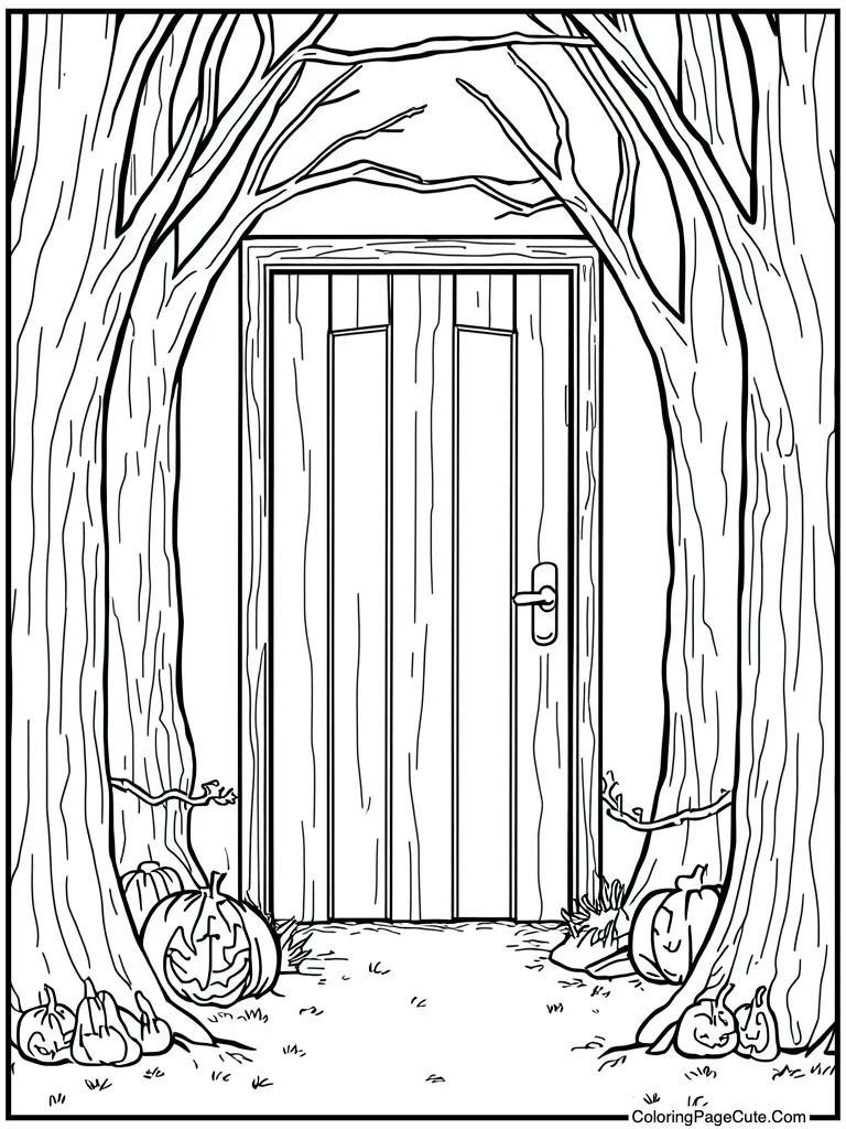 Knocking on wooden door