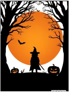 Halloween Coloring Pages For Adults