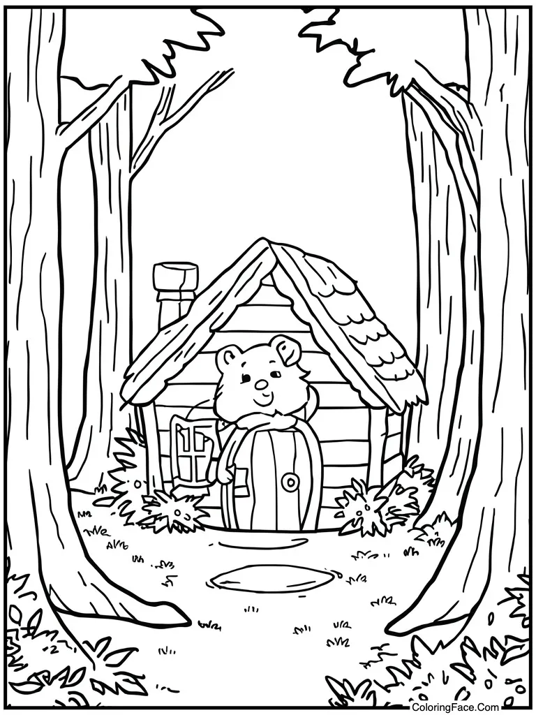 Hiding in small house