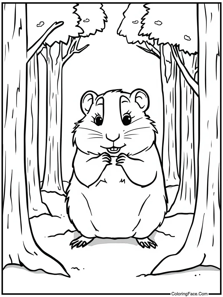 Chewing on cardboard tube