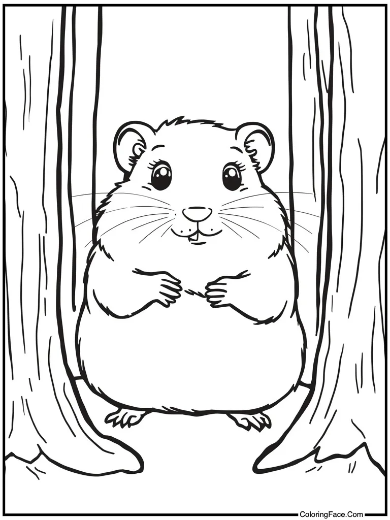 Looking curious twitching nose