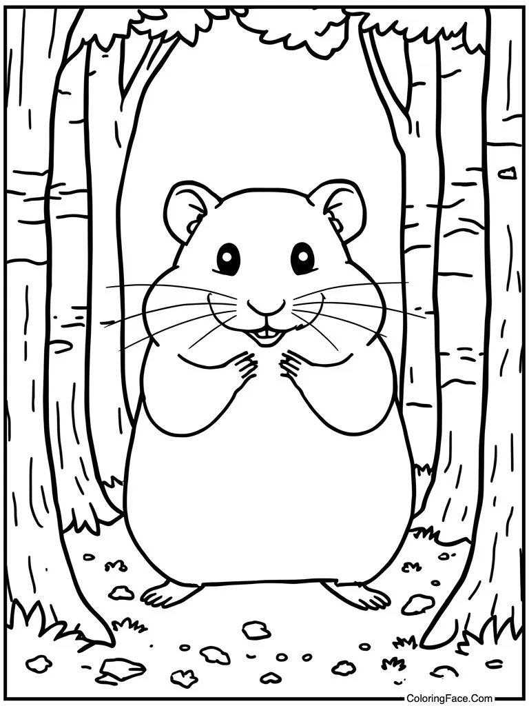 Stuffing cheeks with food