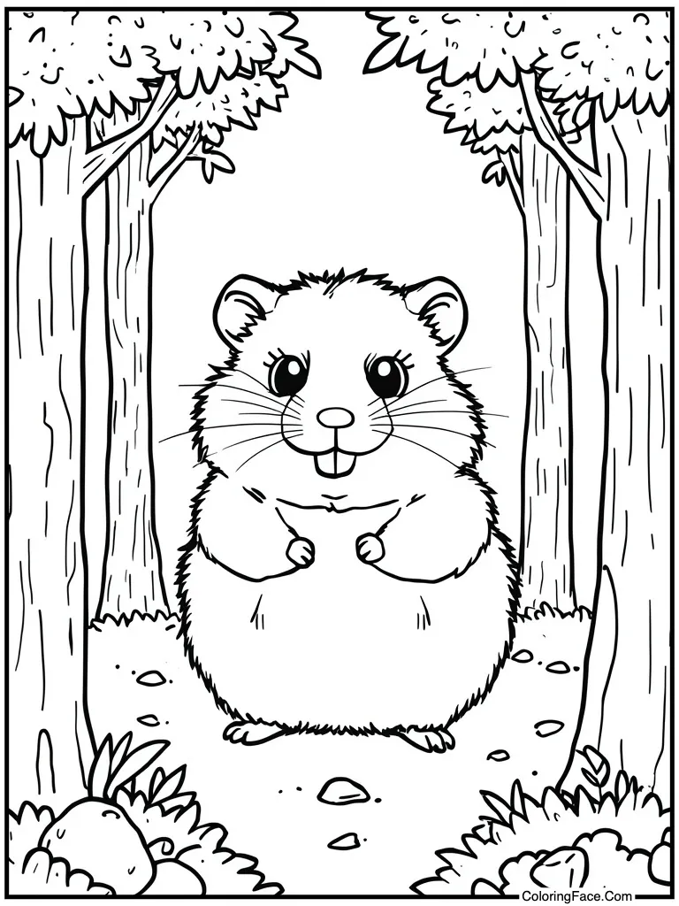 Tiny fluff ball smiling