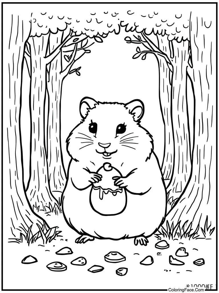 Baking tiny sweet cookies