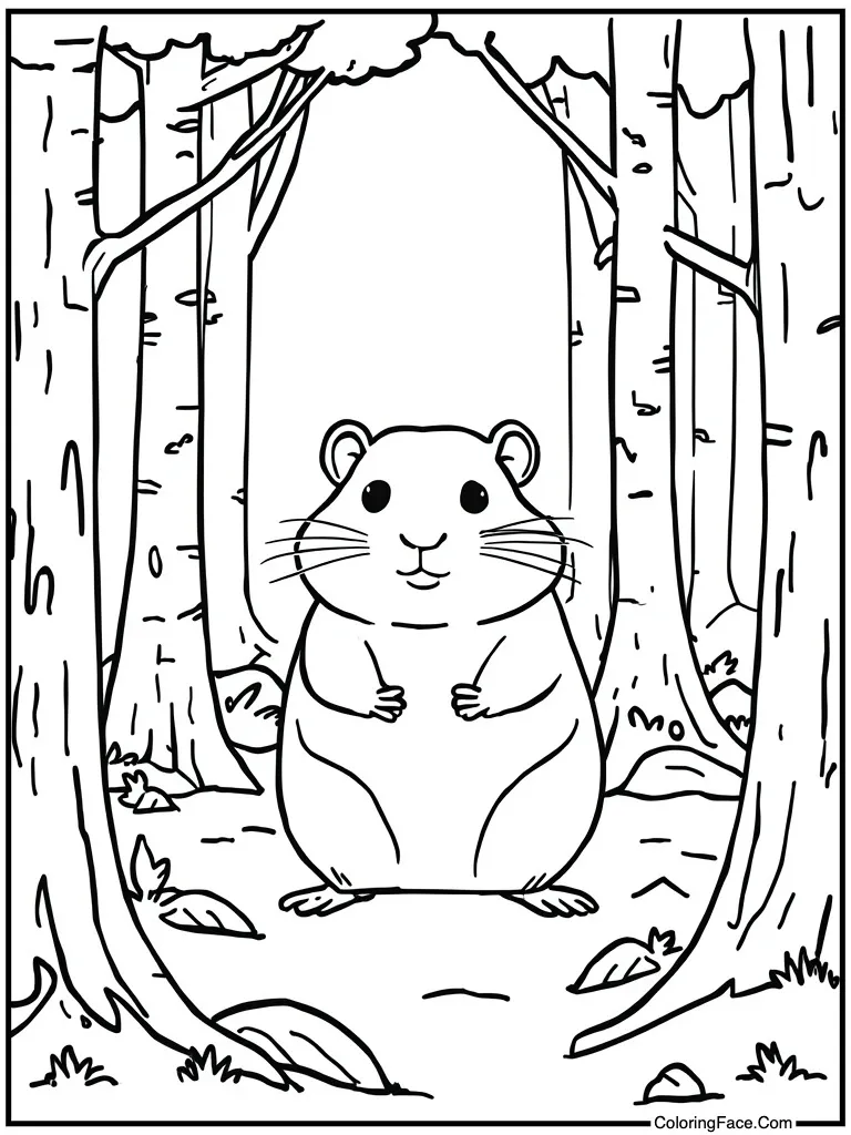 Simple outline for kids