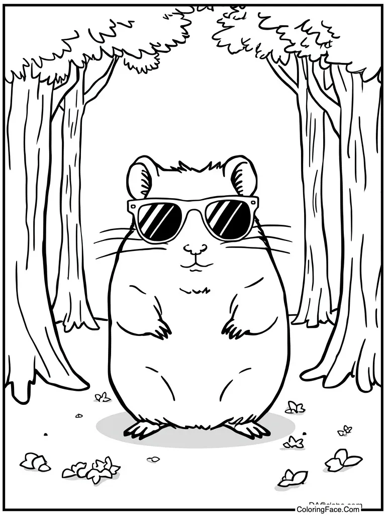 Wearing summer sun glasses