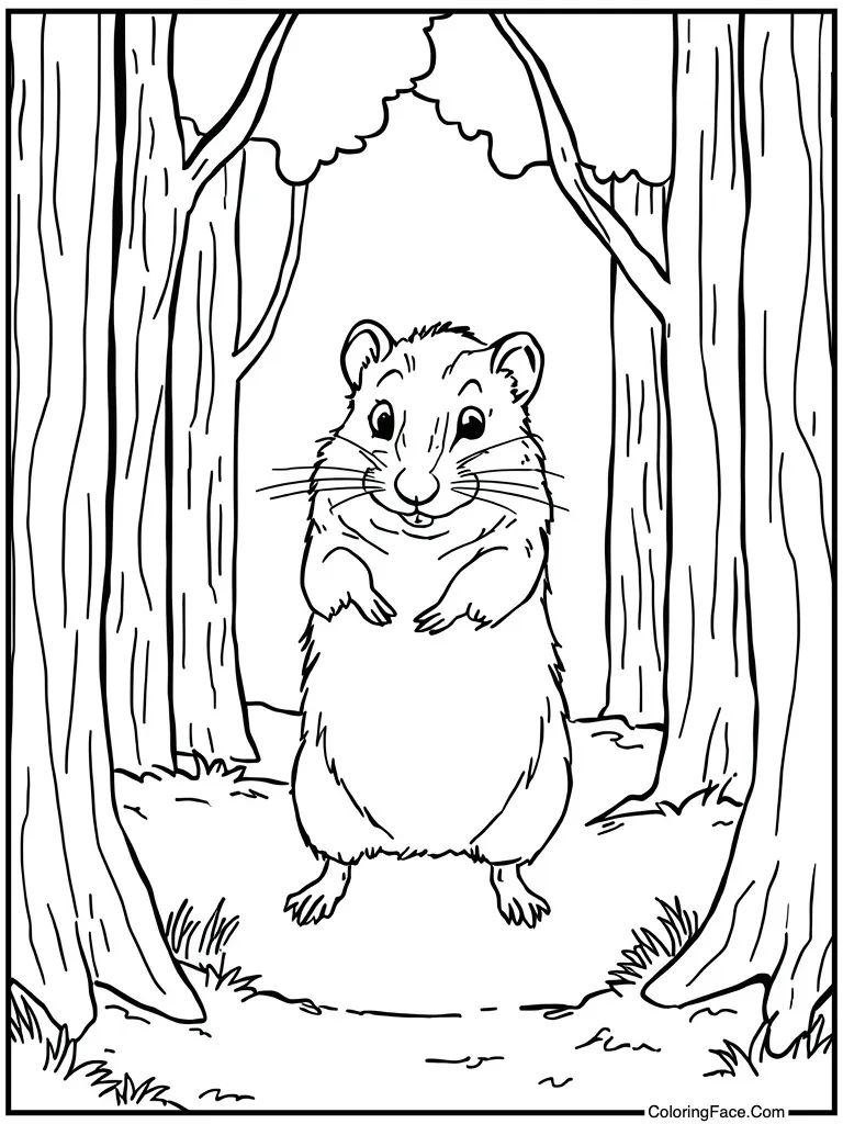 Standing on hind legs