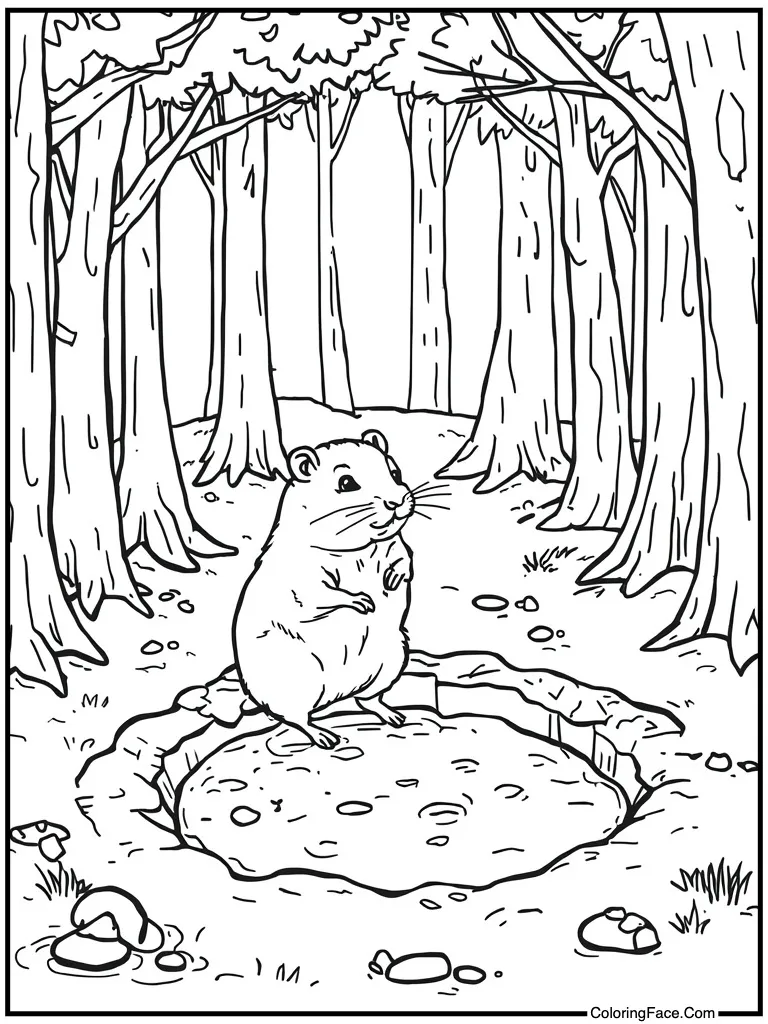 Sand bath digging pit