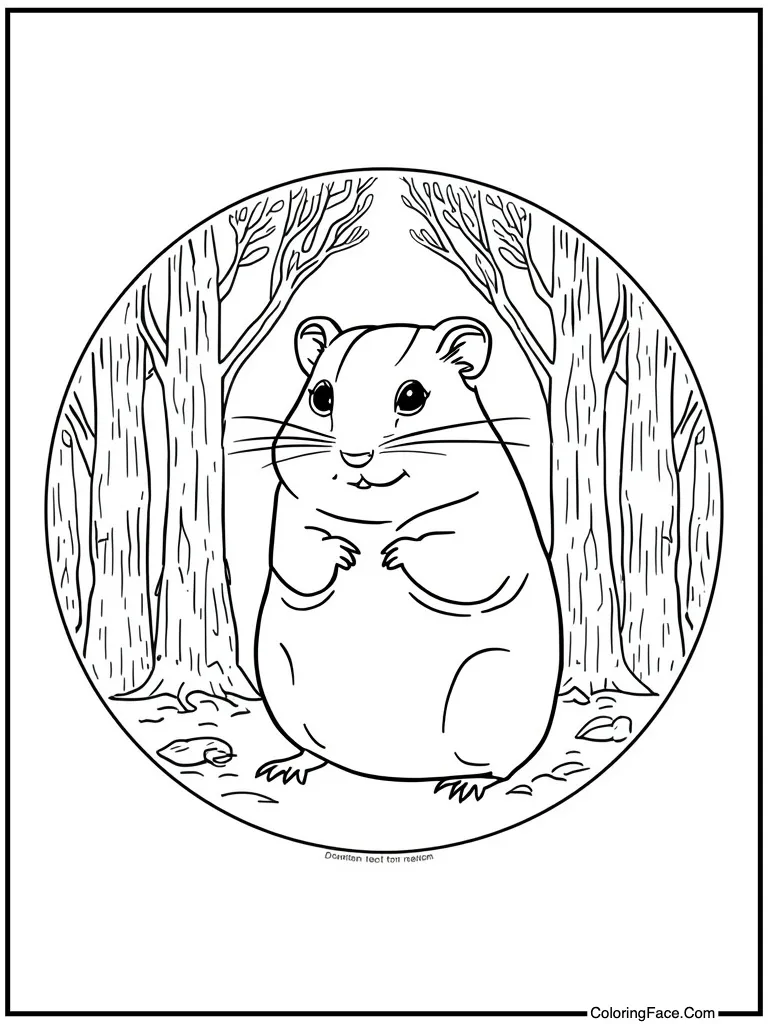 Mandala pattern round body