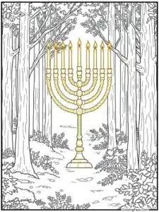 Hanukkah Coloring Pages