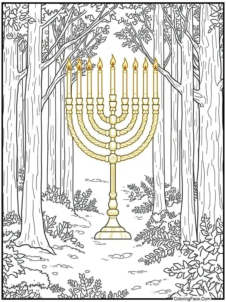 Hanukkah Coloring Pages