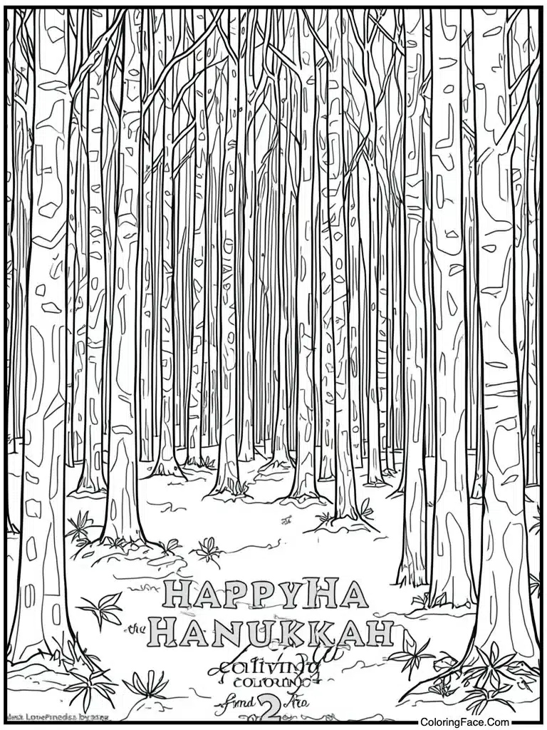 Abstract festival art style