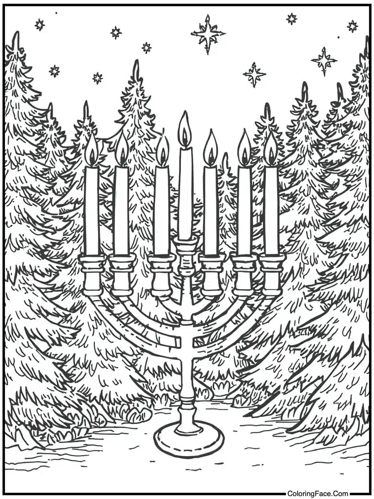 Lighting one candle daily