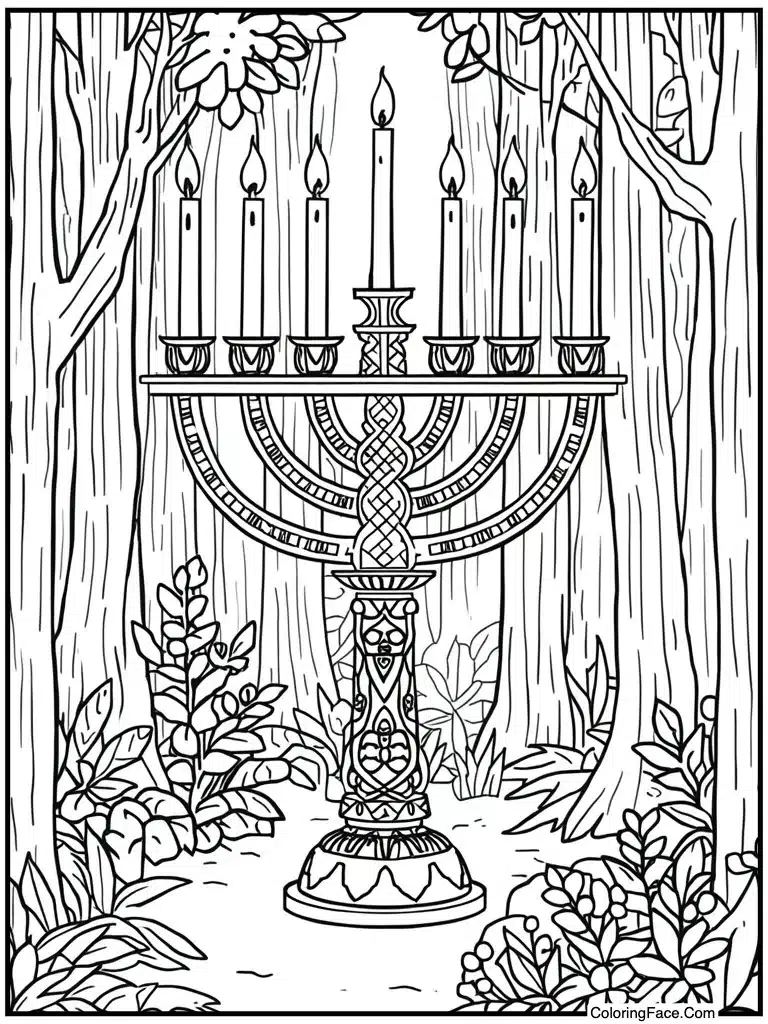 Beautiful ornate lamp stand