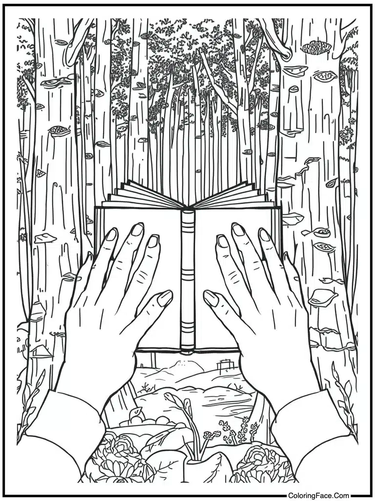 Hands holding prayer book