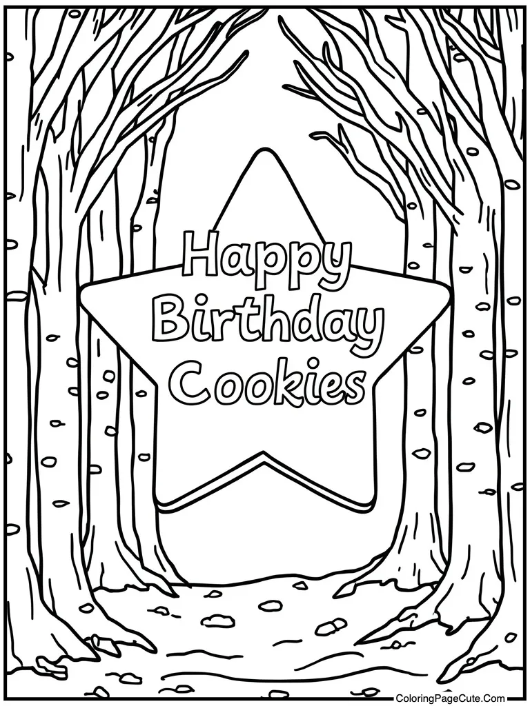 Cookies shaped like stars