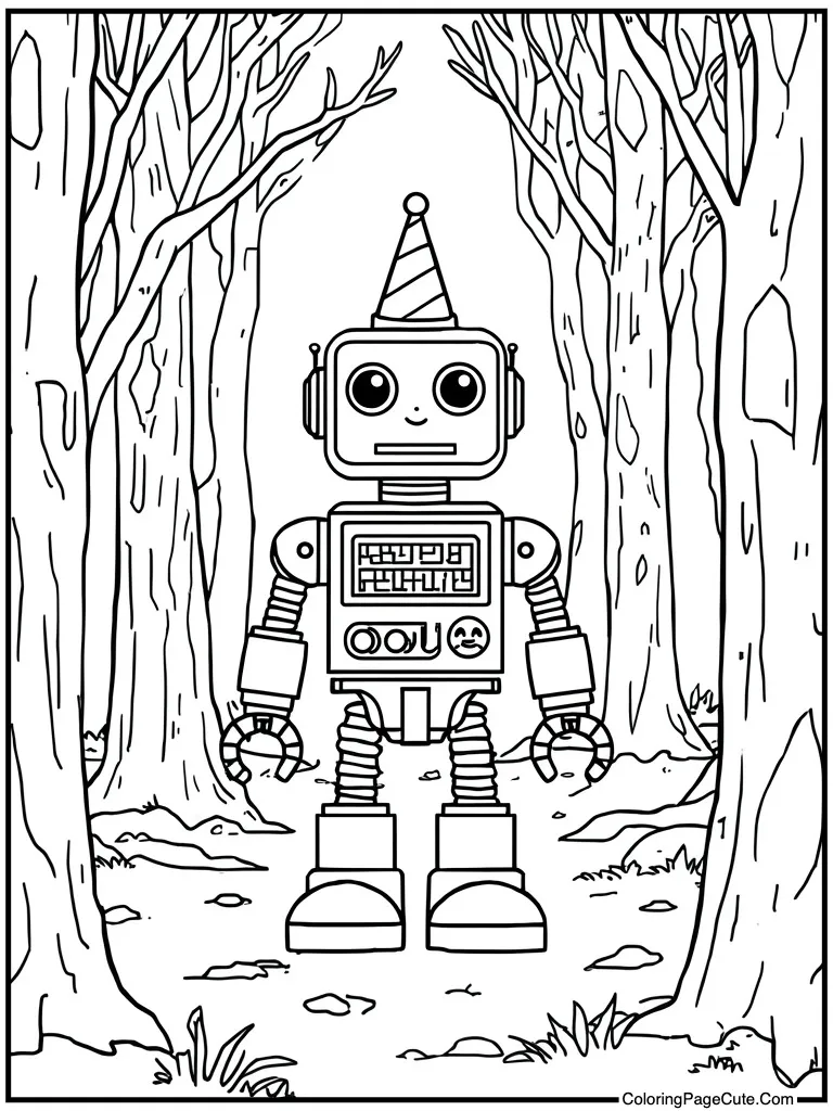 Toy robot metal gift