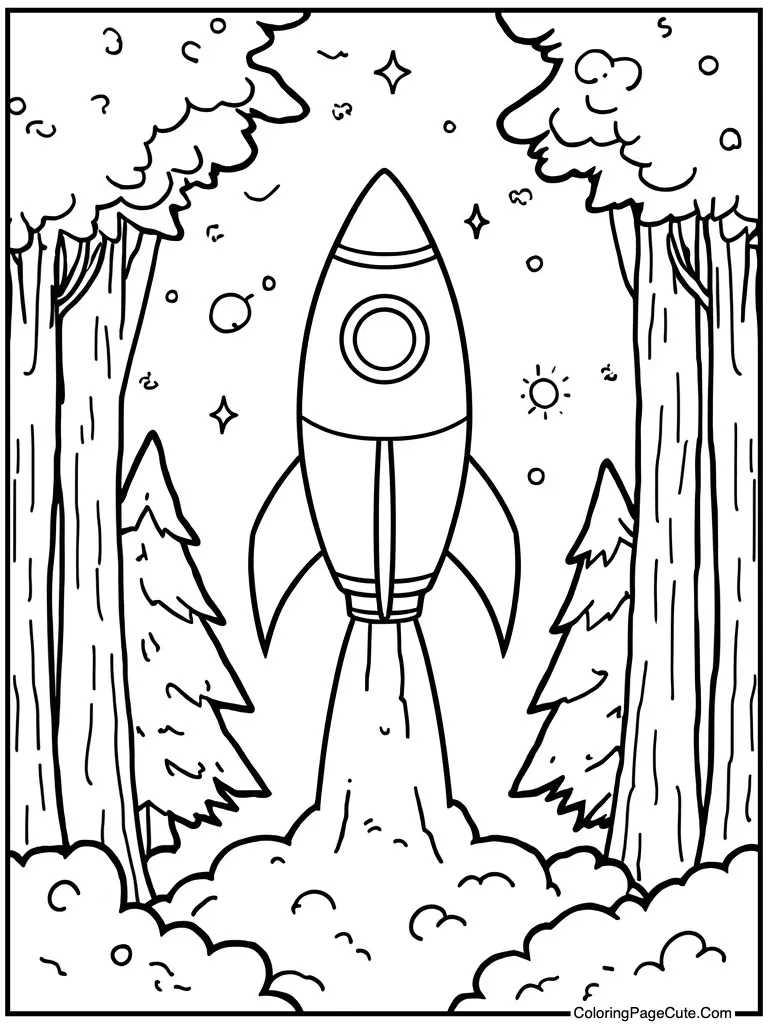 Space astronaut rocket launch