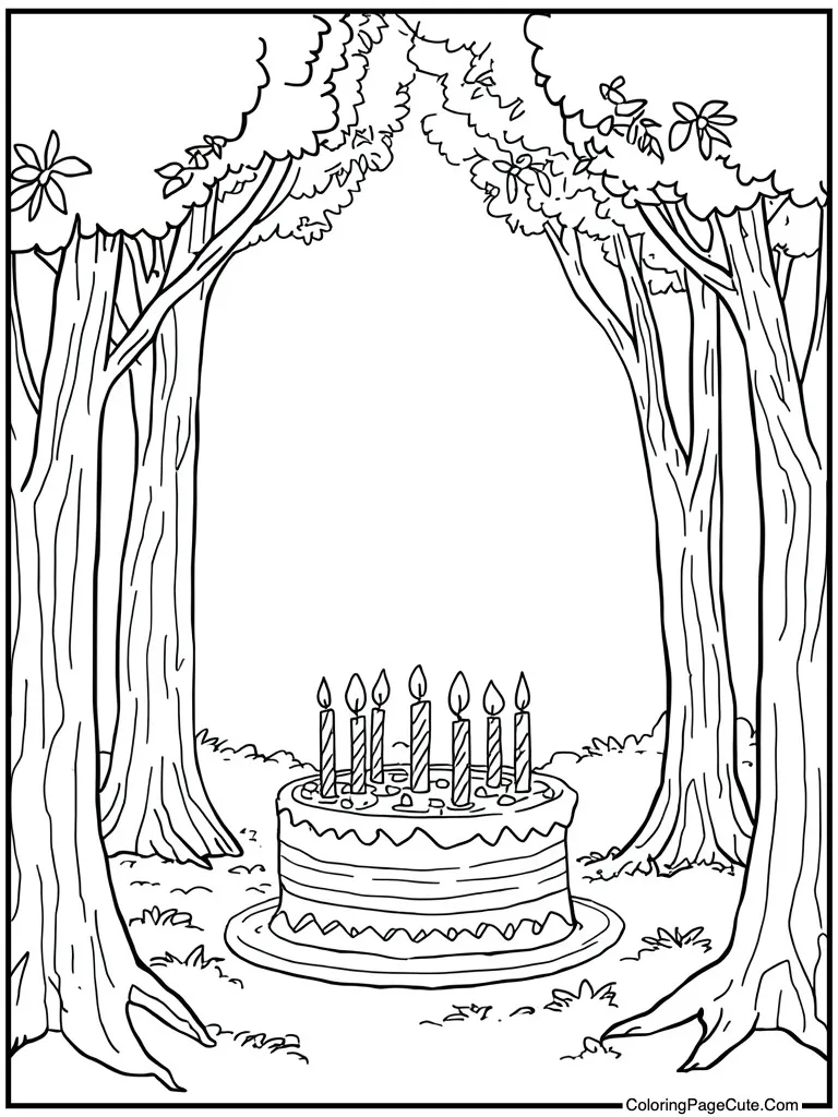 Six candles burning bright