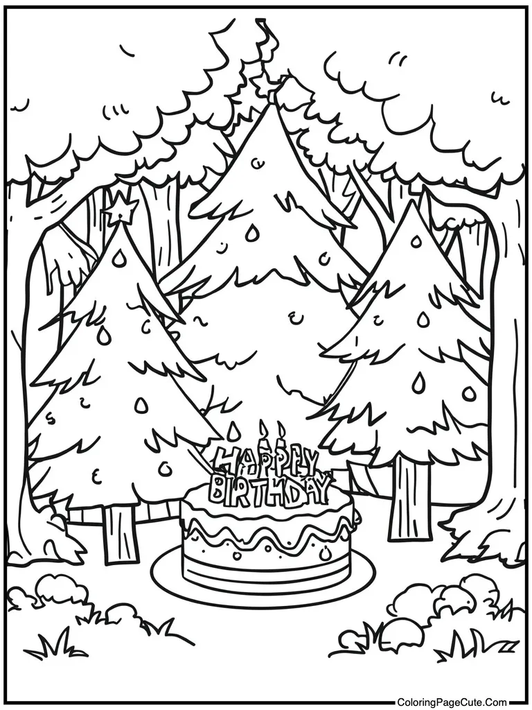 Simple outline for kids