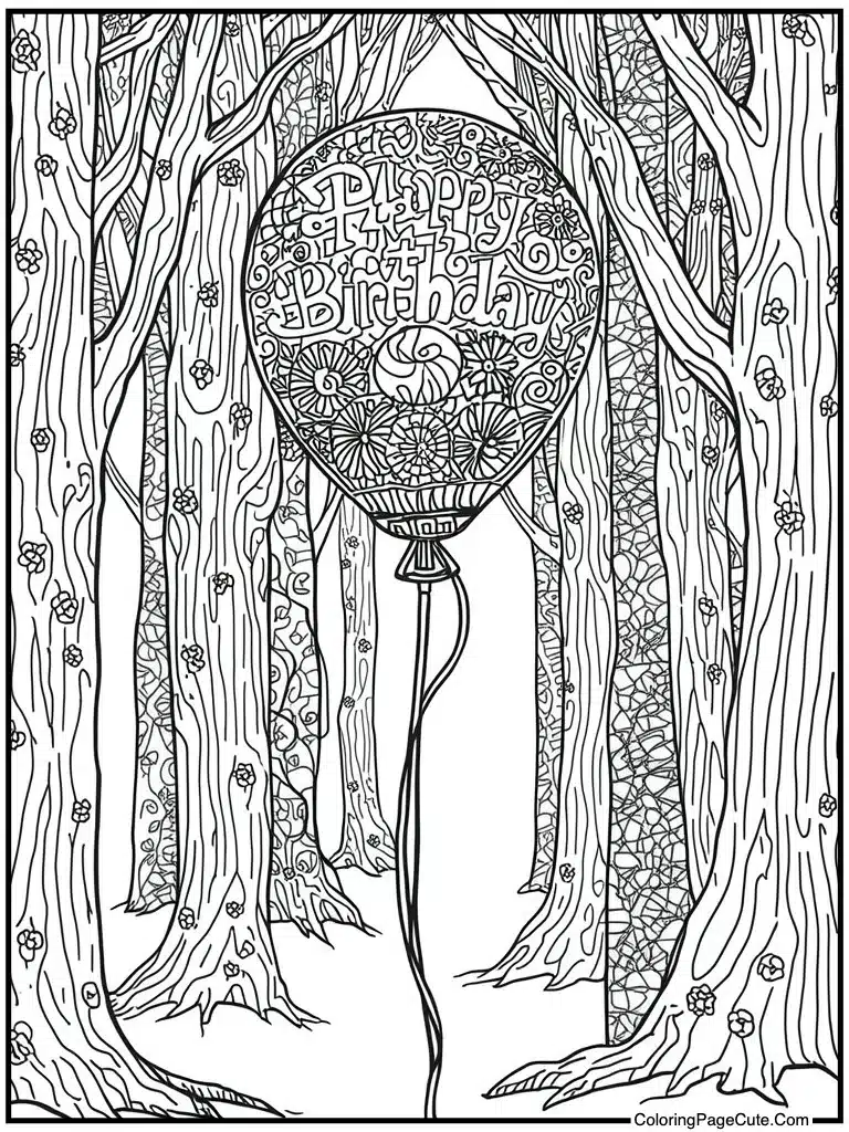 Zentangle balloon doodle patterns