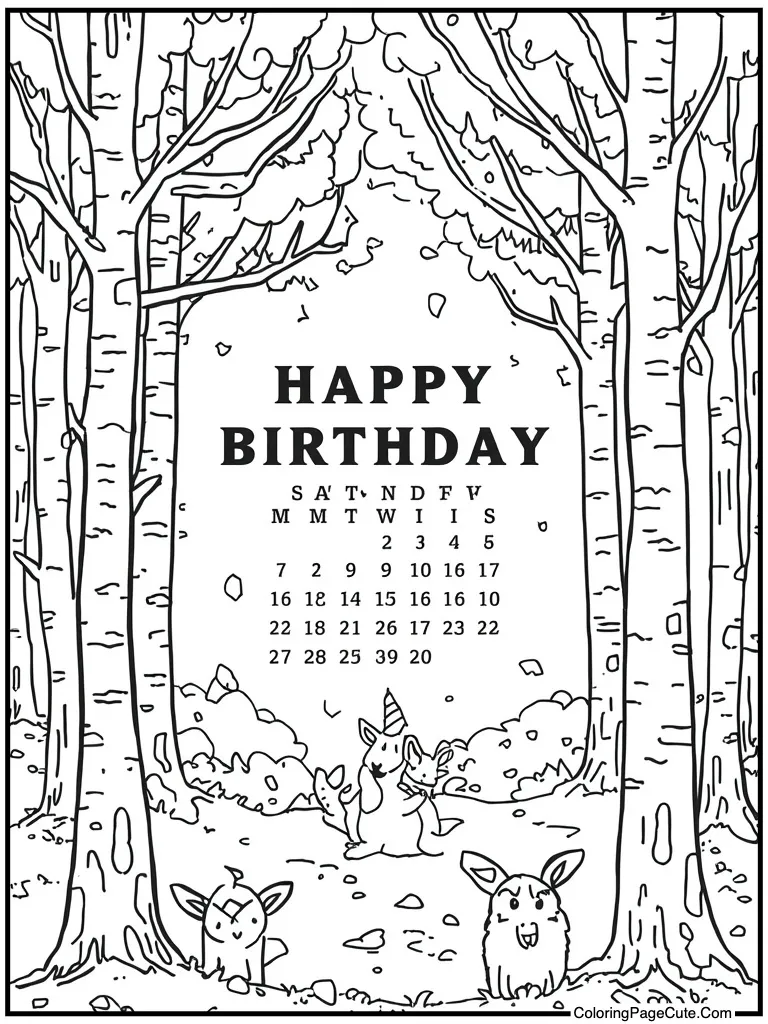 Save the date calendar