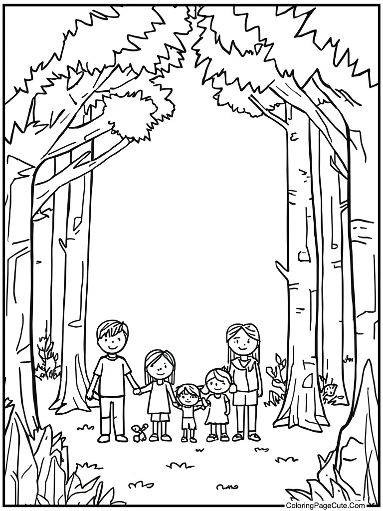 Family gathering group photo