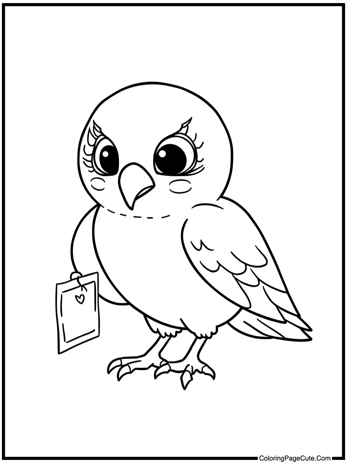 Hedwig delivering mail