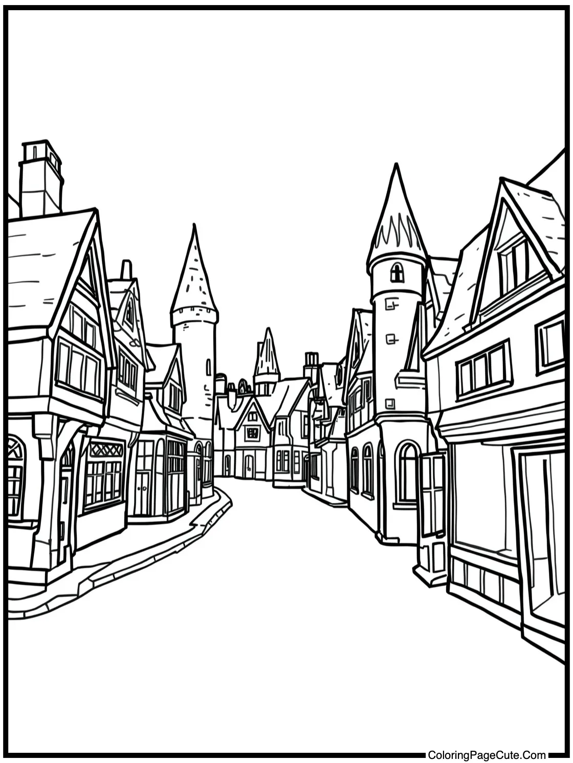 visiting Hogsmeade village