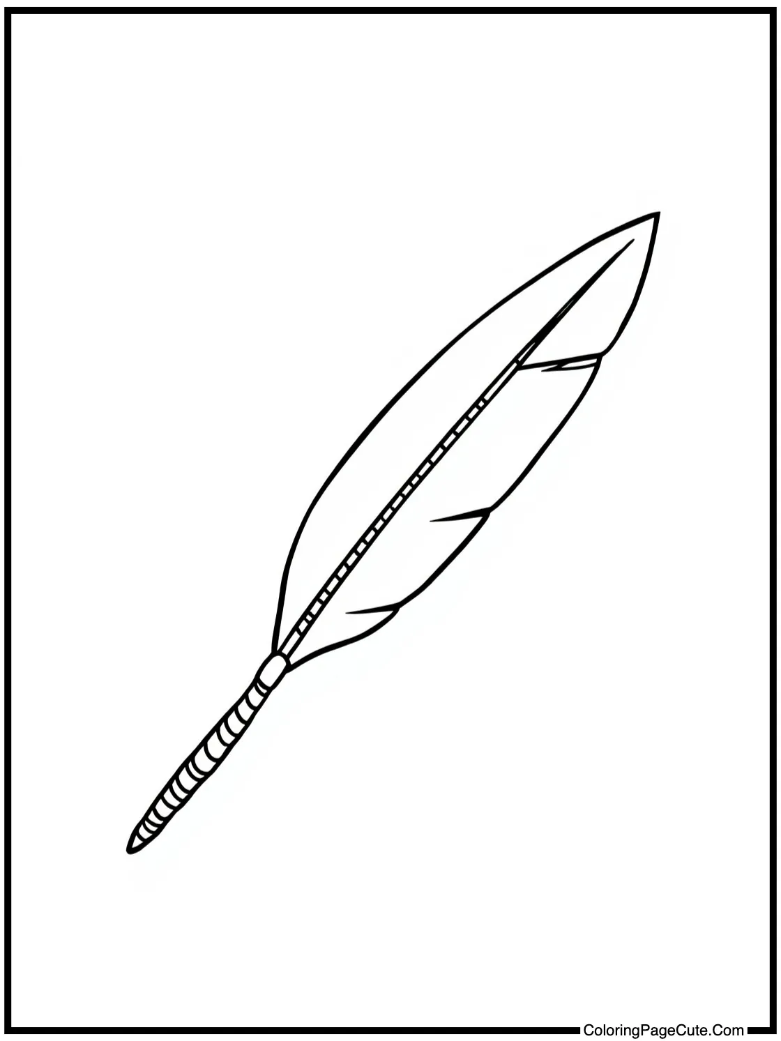 a quill and ink