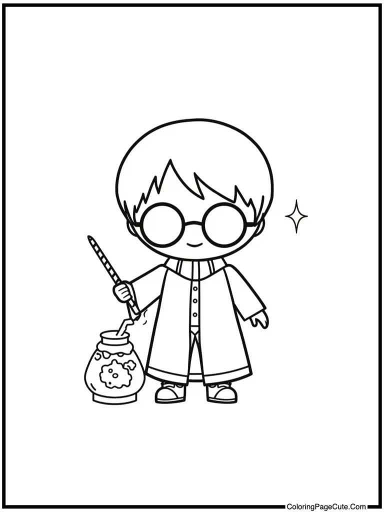 Harry Potter Coloring Pages