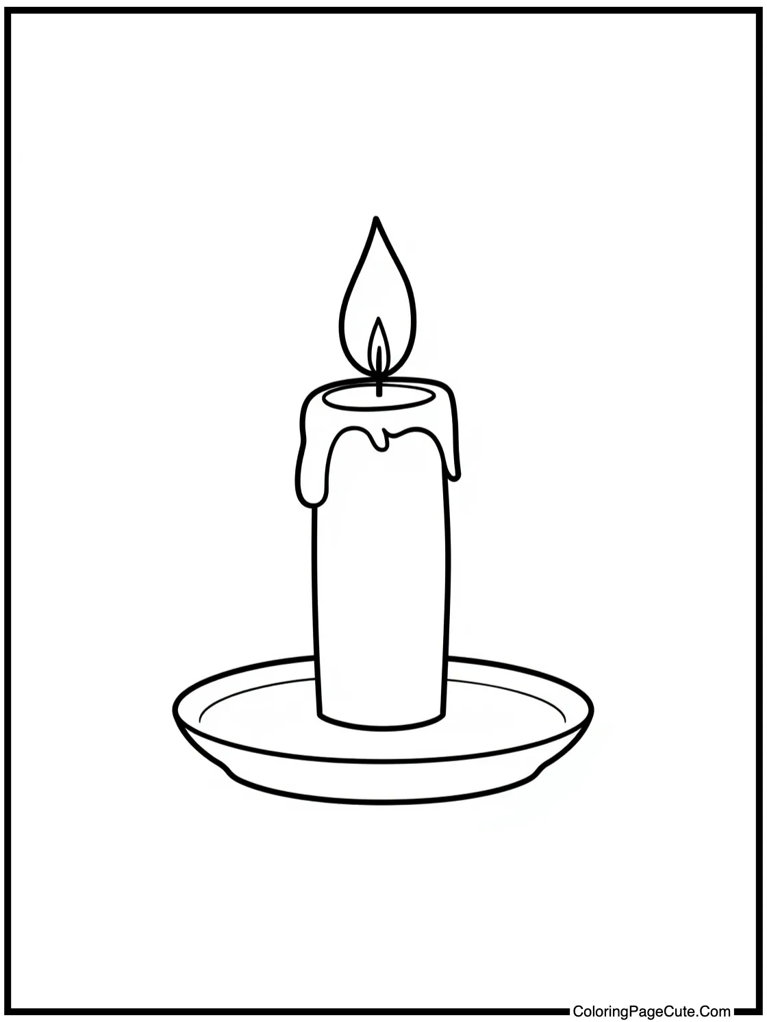 a floating candle