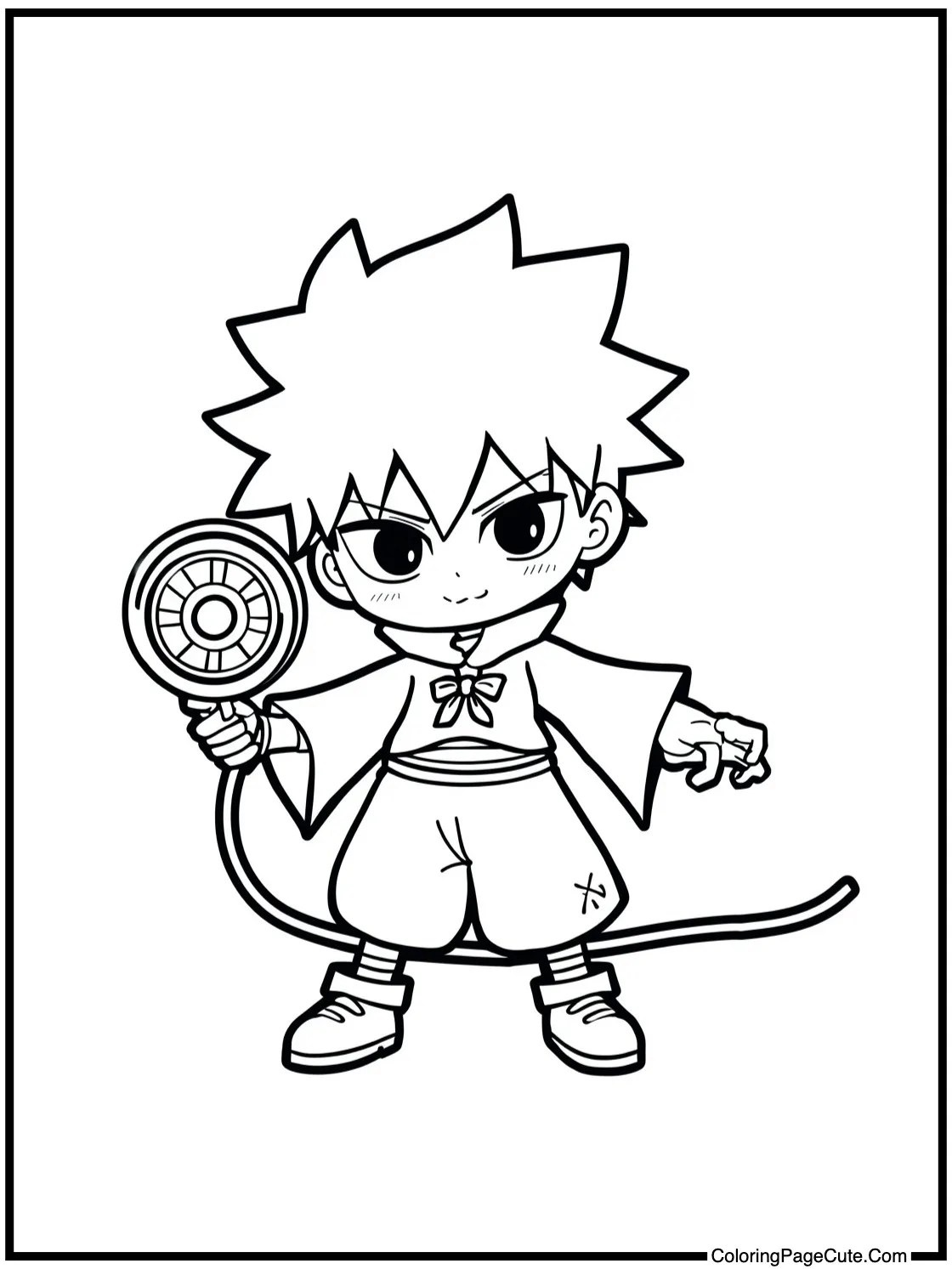 Killua with his yo-yo