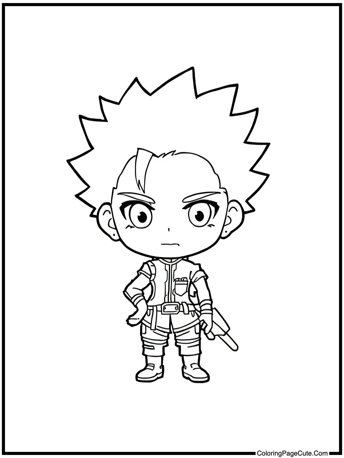 Hisoka showing a card