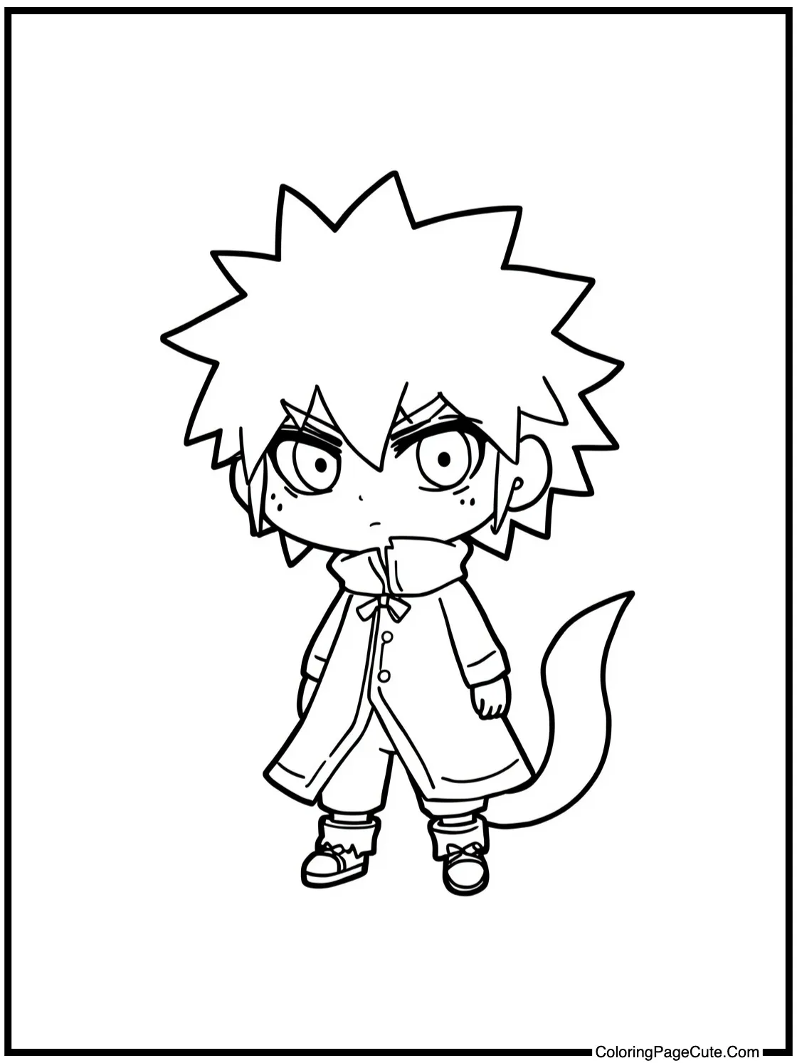 Kurapika looking determined